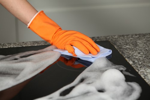 Professional mattress cleaning service in a W1W bedroom