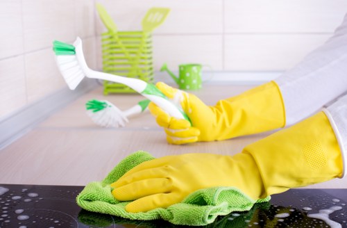 Professional post-construction cleaning for a central London flat in W1W