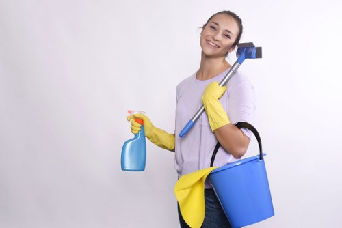 Stain treatment for a busy office interior in the W1W area