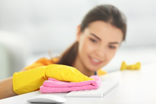 Commercial after builders cleaning for an office space in W1W