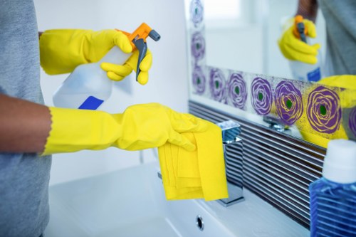 Detailed bathroom and final handover cleaning in W1W