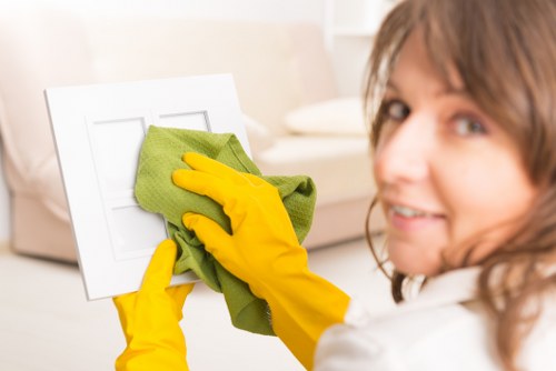 Careful stain cleaning on sofa and fabric surfaces in central London